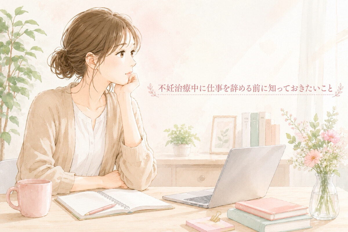 【コラム】不妊治療中に仕事を辞める前に知っておきたいこと
